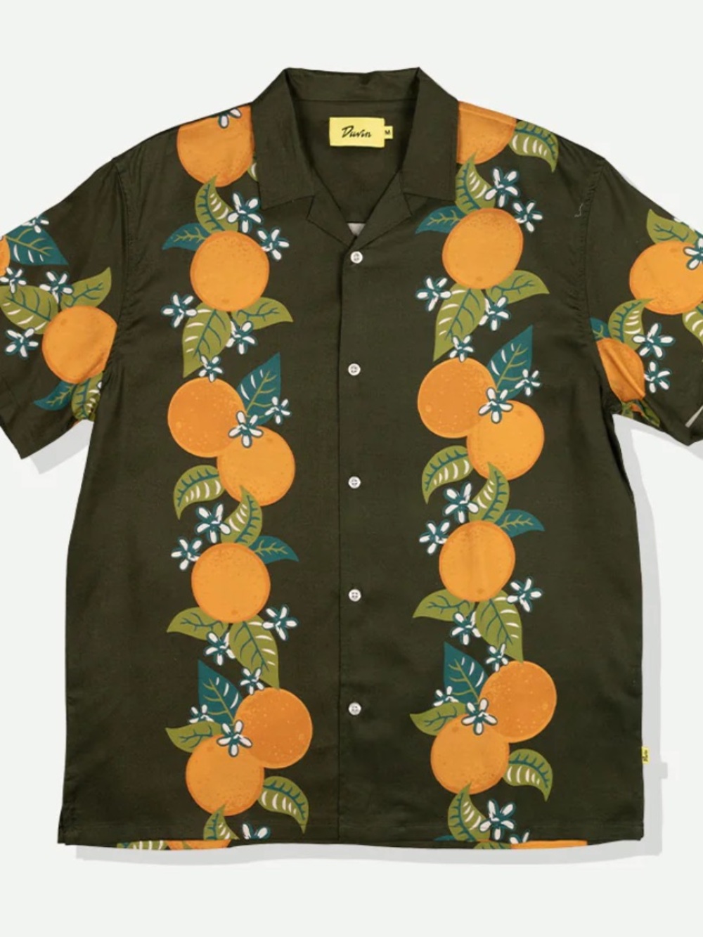 DUVIN TROPICAL ORANGE CABANA SHIRT